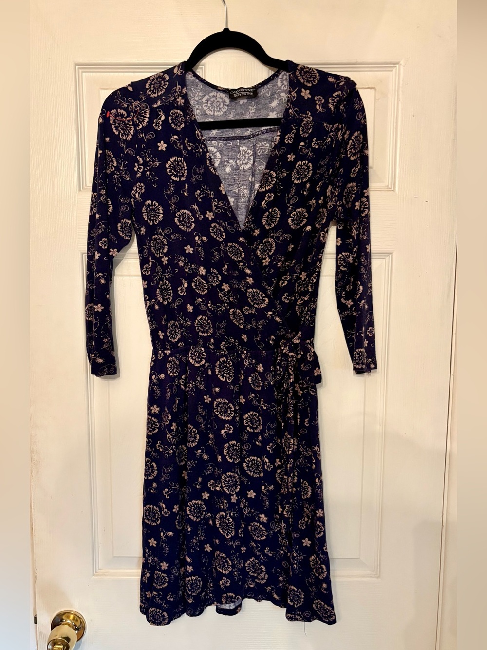Papermoon by Stitchfix navy floral wrap dress Small